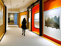 穿越时光的展览之旅，我的个人作品集展览经历，时光的展览之旅，个人作品集展览