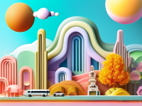 探索设计世界，站酷作品集的视觉之旅，酷作品集，视觉探索设计世界的旅程